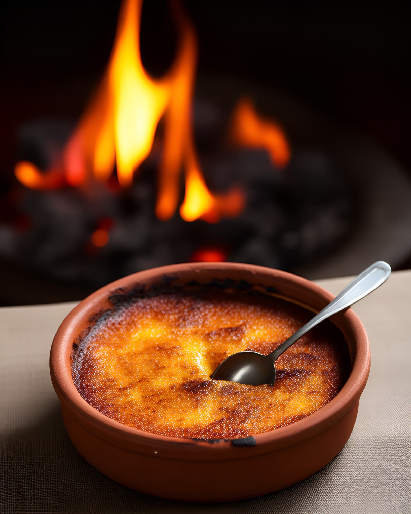 Crema catalana ahumada