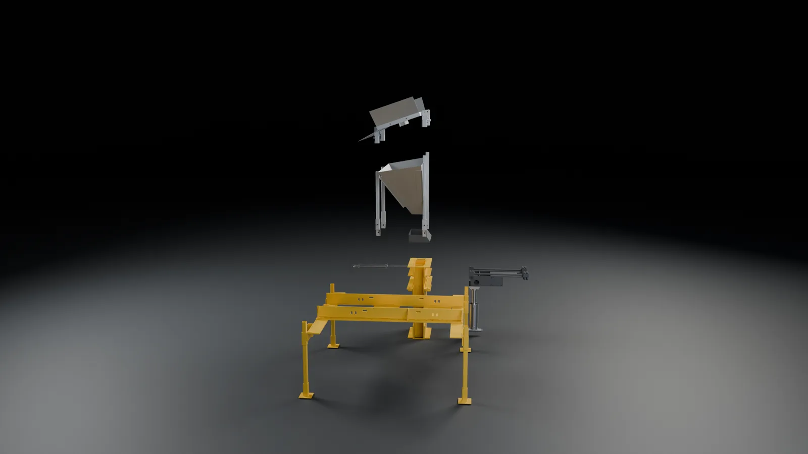 The block press exploded