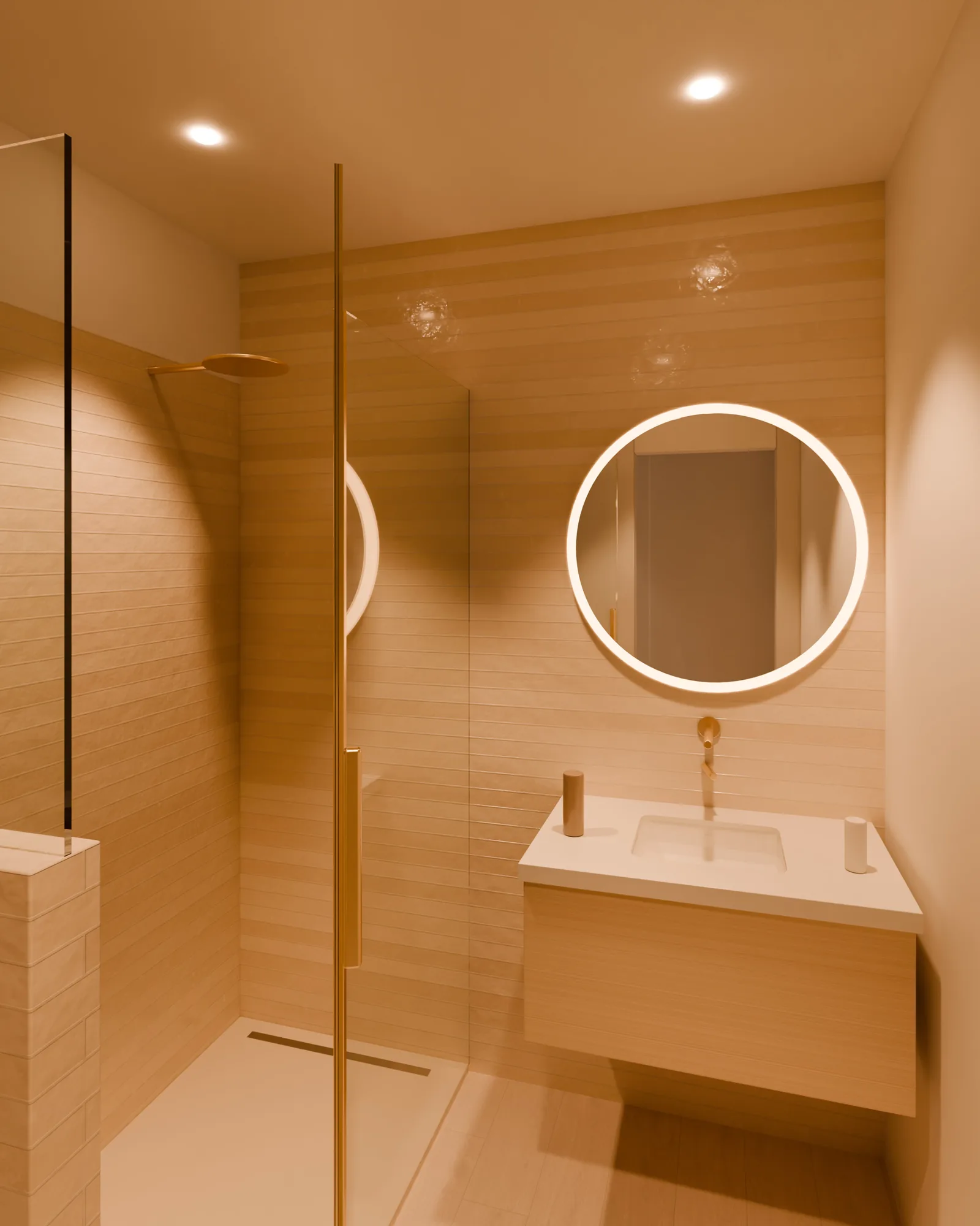 Bathroom, light mediterranean